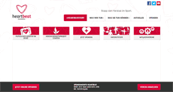 Desktop Screenshot of heartbeatfoundation.com